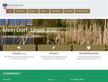 Tablet Screenshot of kuelz.de